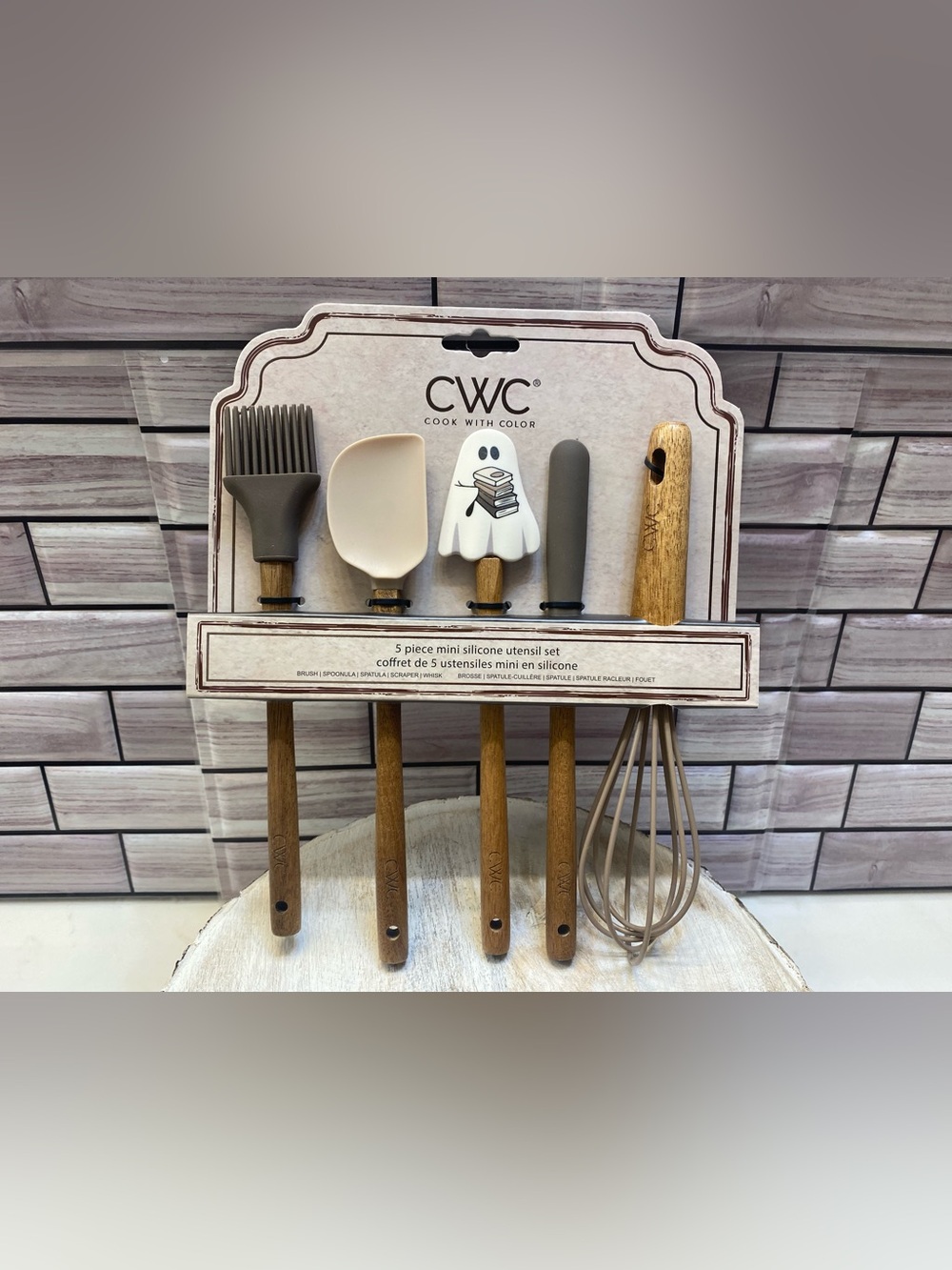 CWC ❤️ Halloween 5 piece Mini Silicone utensil set NWT